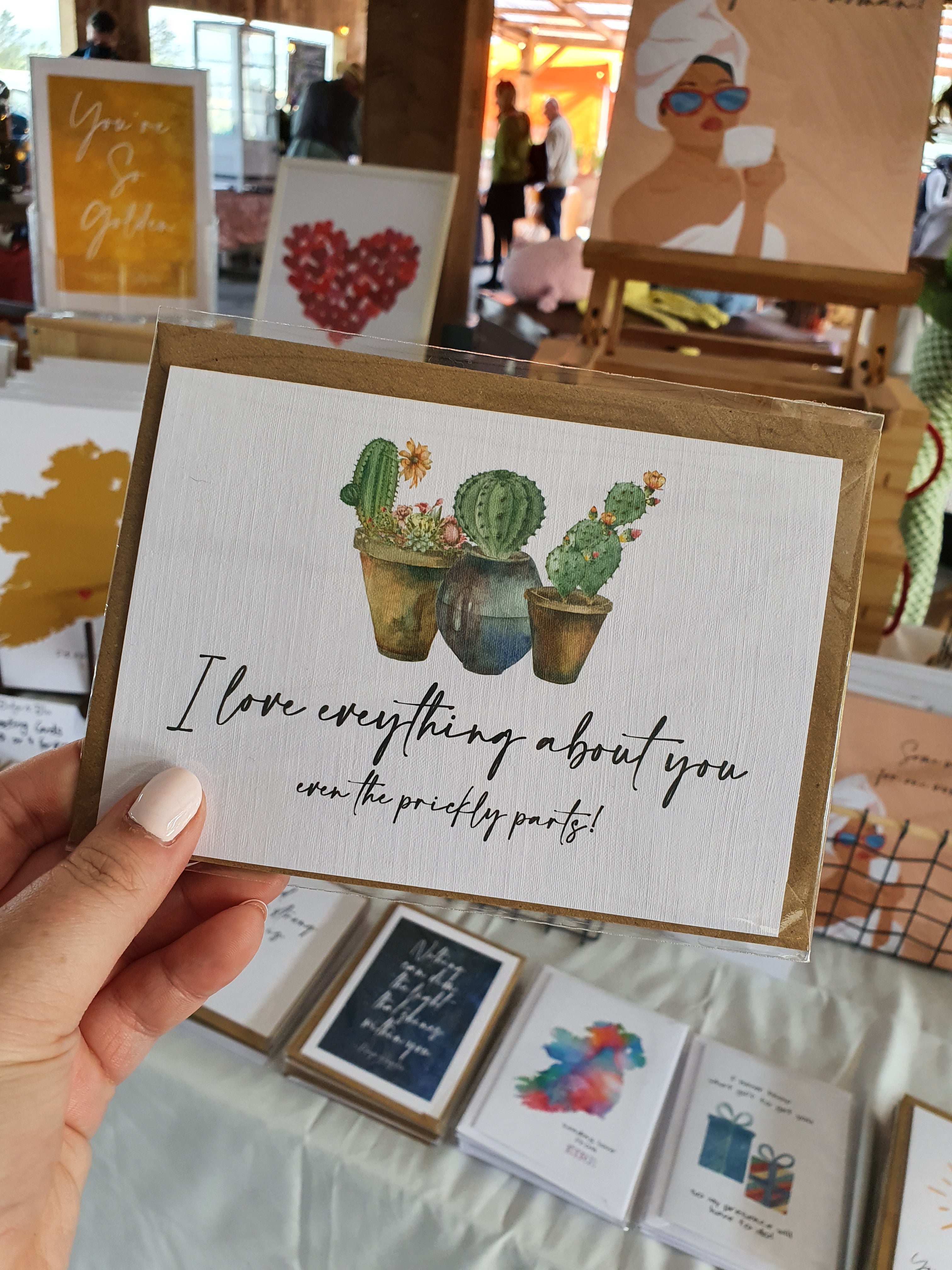 Even The Prickly Parts! - Greeting Card