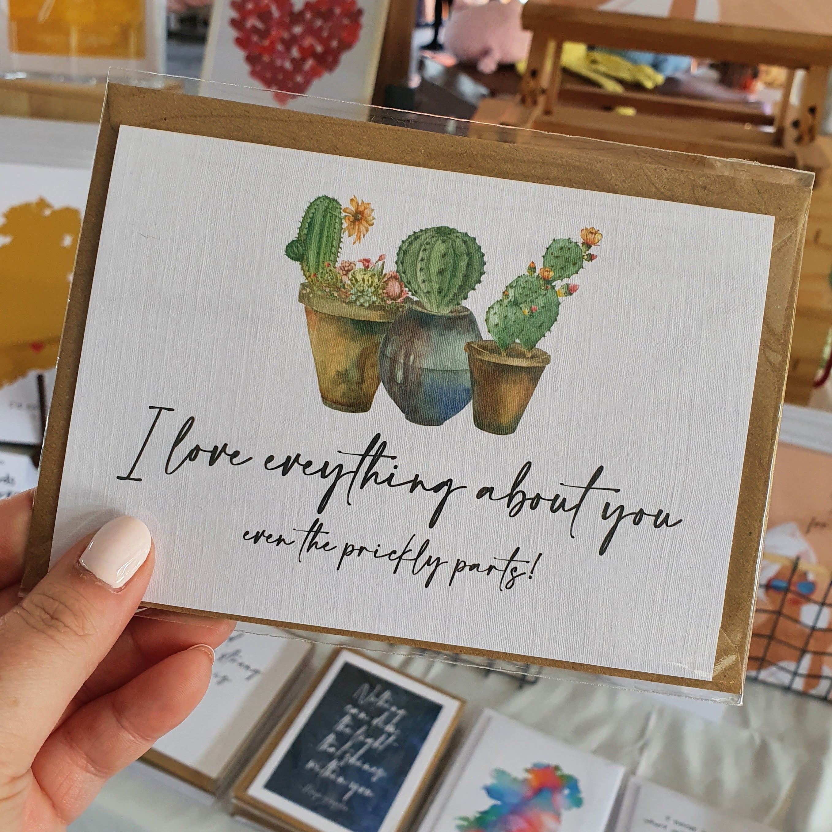Even The Prickly Parts! - Greeting Card