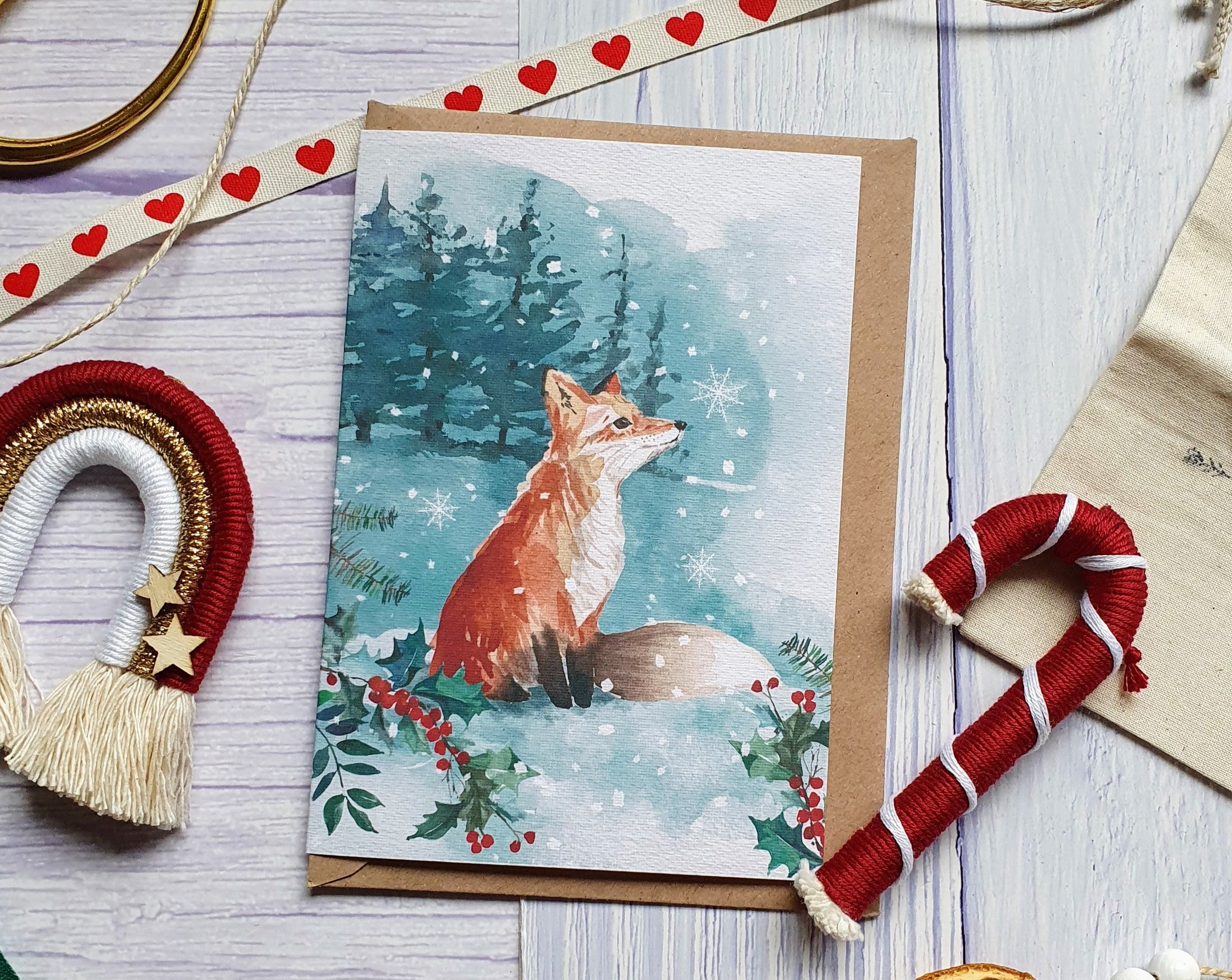 Festive Fox - Christmas Card