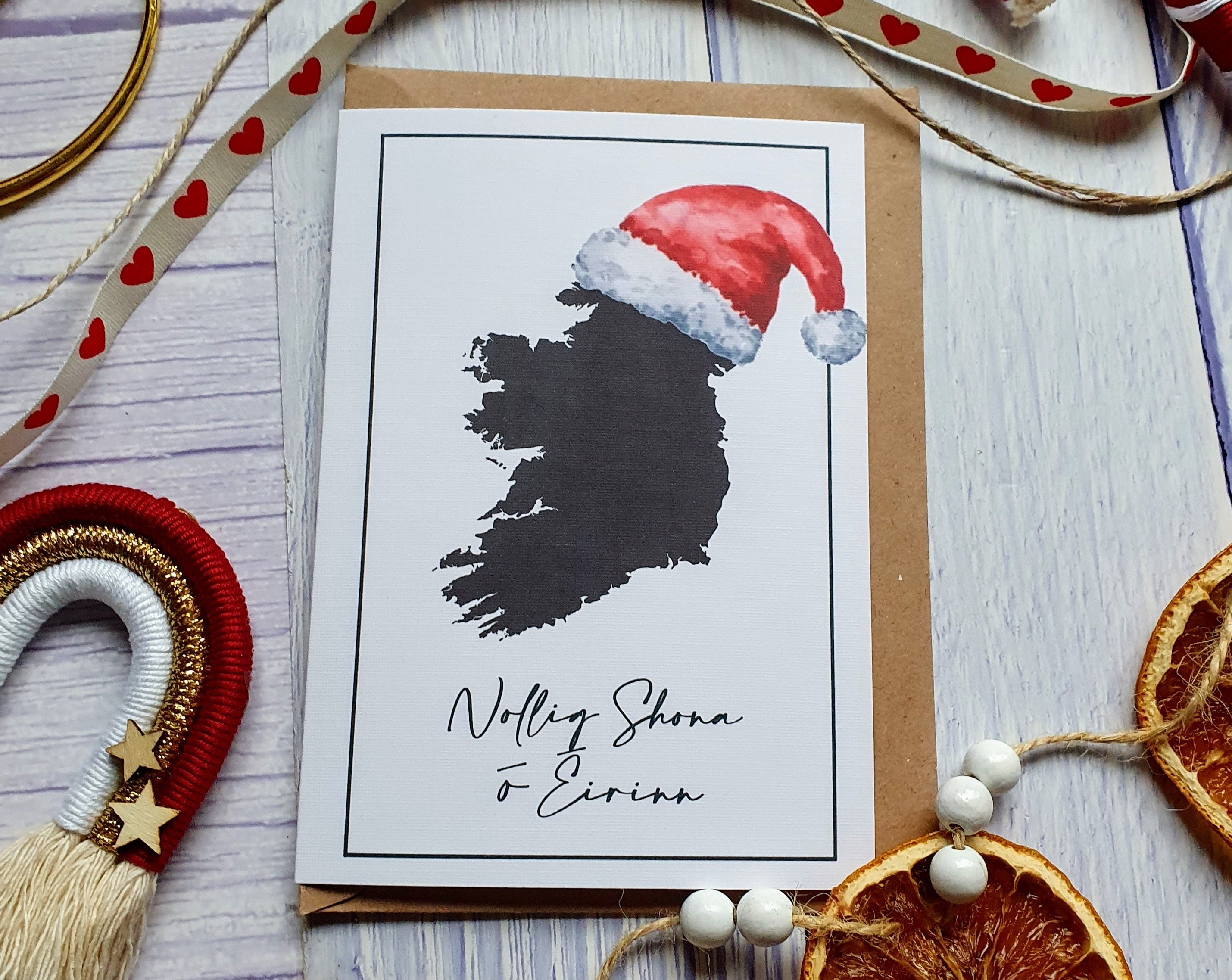 Nollaig Shona ó eirinn irish christmas card gaeilge 