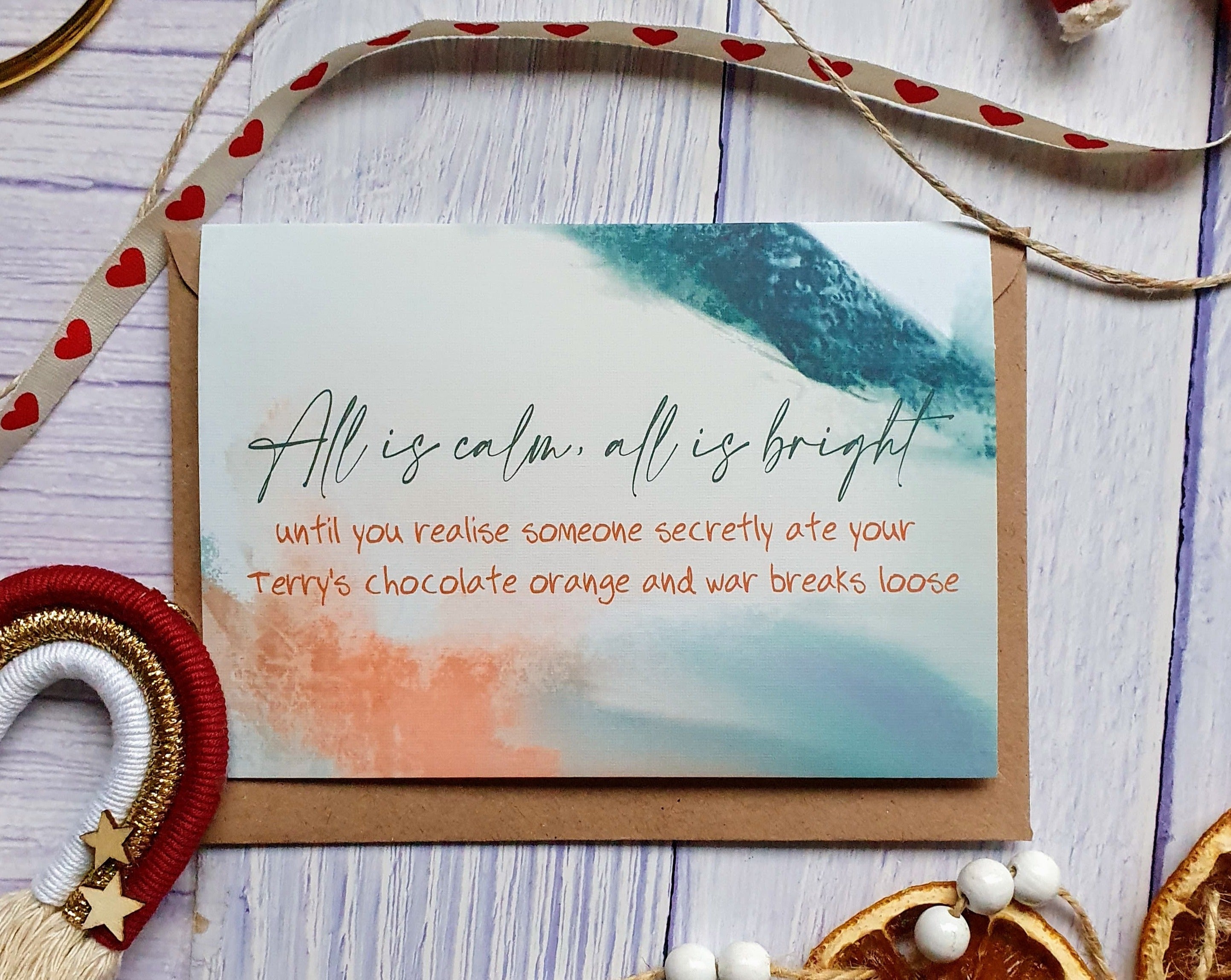 Terrys Chocolate Orange - Christmas Card