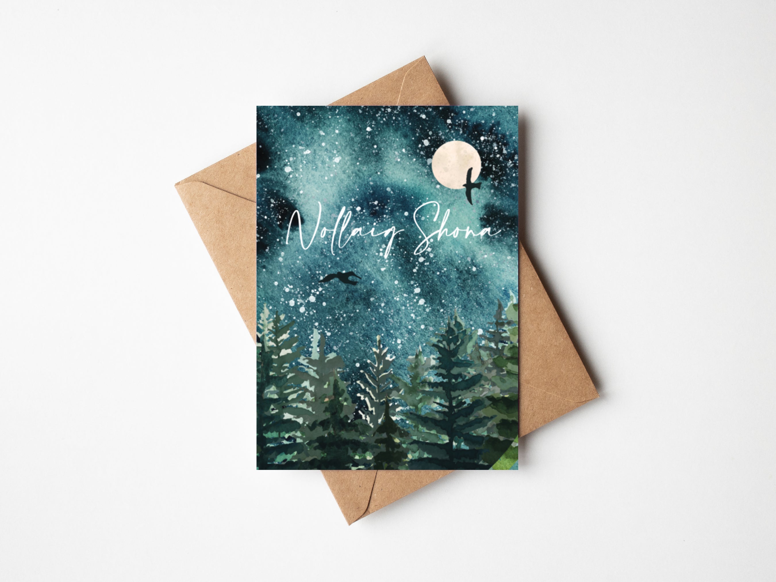 Nollaig Shona - Woodland Christmas Card