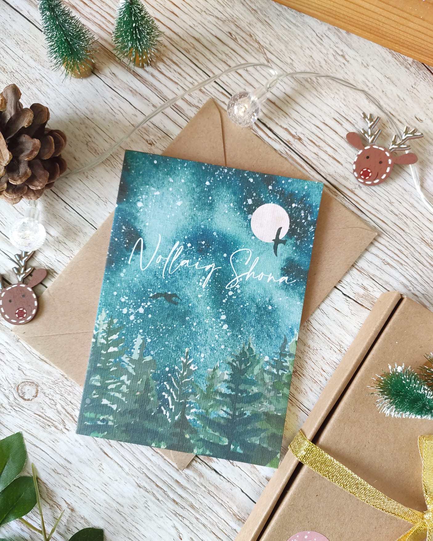 Merry Christmas - Woodland Christmas Card