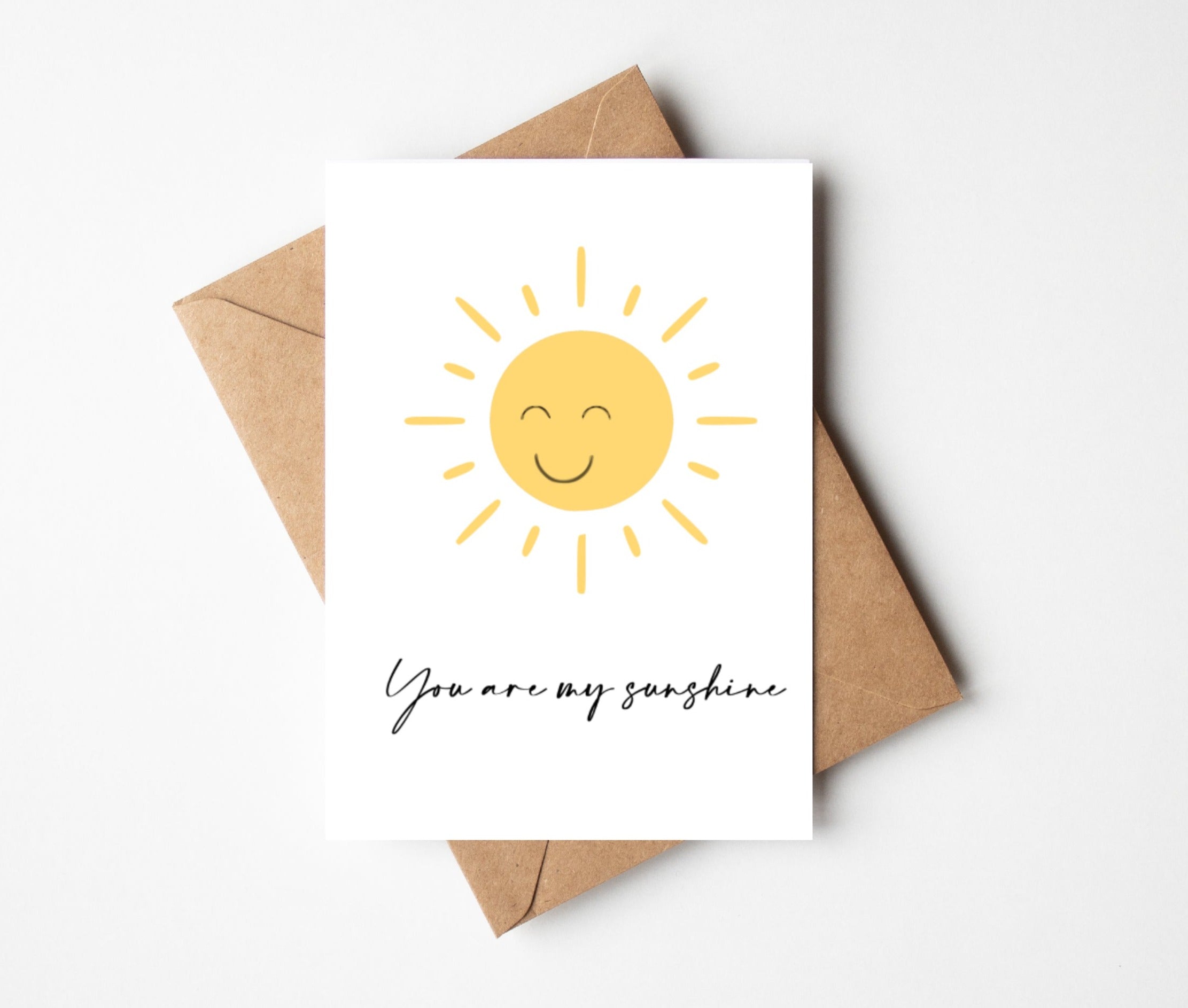 You Are My Sunshine | Greeting card