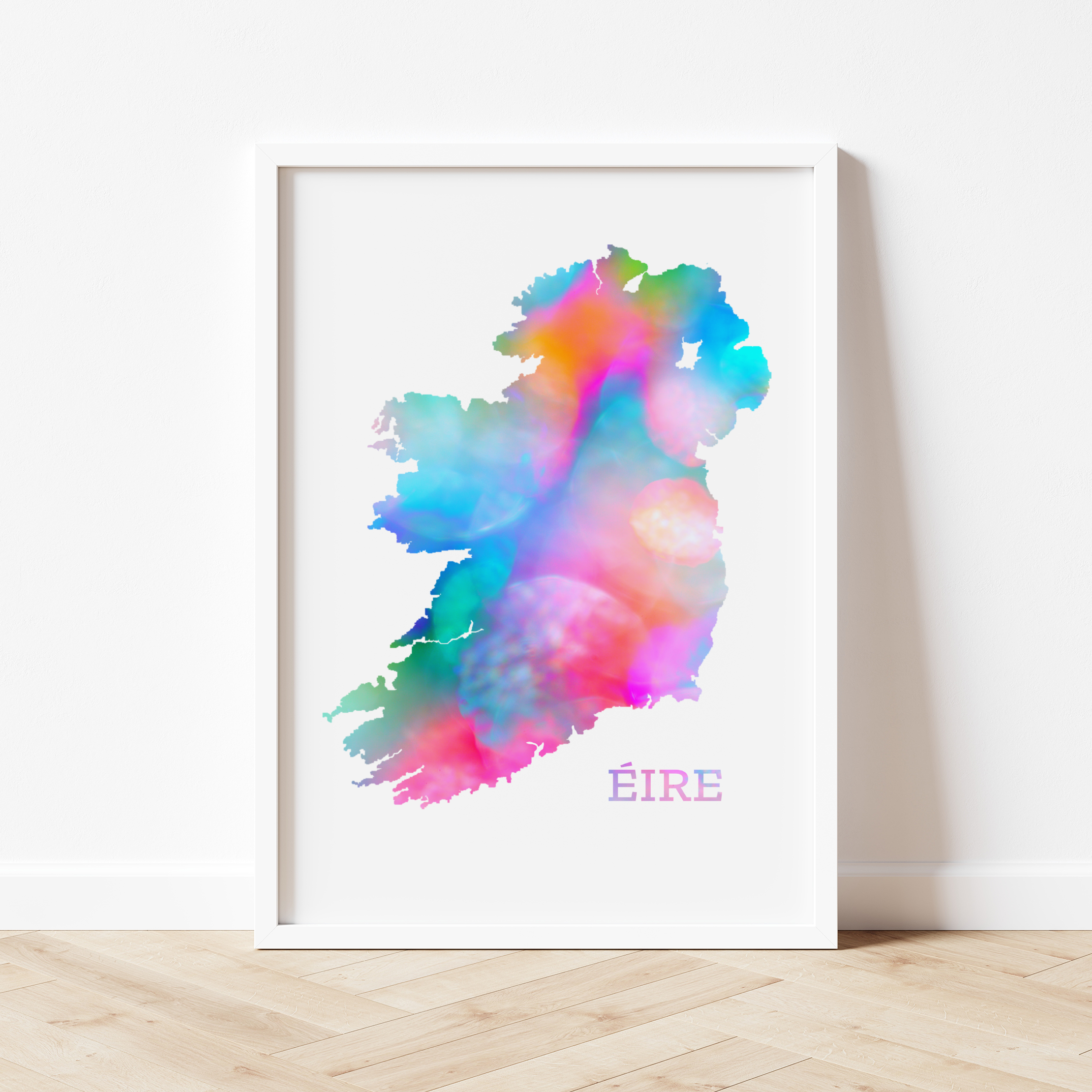 A4 / A3 - Ireland Tie Dye Print | Premium Wall Art
